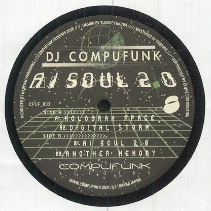 DJ Compufunk – AI Soul 2.0 (12", Compufunk Records, 2026) Front Cover