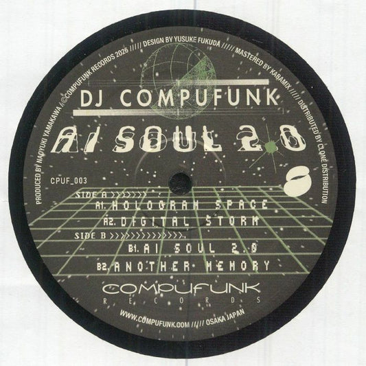 DJ Compufunk – AI Soul 2.0 (12", Compufunk Records, 2026) Front Cover