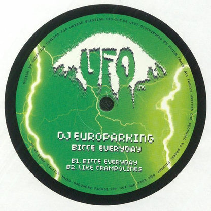DJ Europarking – Bitte Everyday (12", UFO Inc., 2022) Back Cover