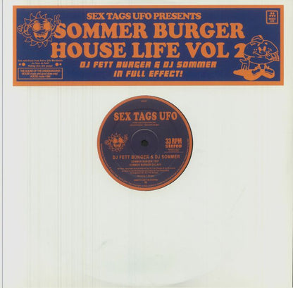 DJ Fett Burger Dj Sommer – Sommer Burger House Life Vol 2 (12", Sex Tags UFO, 2025) Front Cover