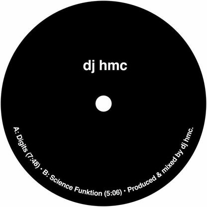 DJ HMC – Digits / Science Funktion (12", Reflector Records, 2026) Back Cover