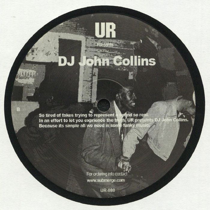 DJ John Collins – Yeah (12", Underground Resistance, 2010) Back Cover