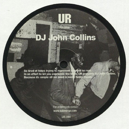 DJ John Collins – Yeah (12", Underground Resistance, 2010) Back Cover
