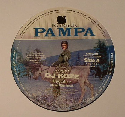 DJ Koze – Amygdala Remixes II (12", Pampa Records, 2014) Front Cover