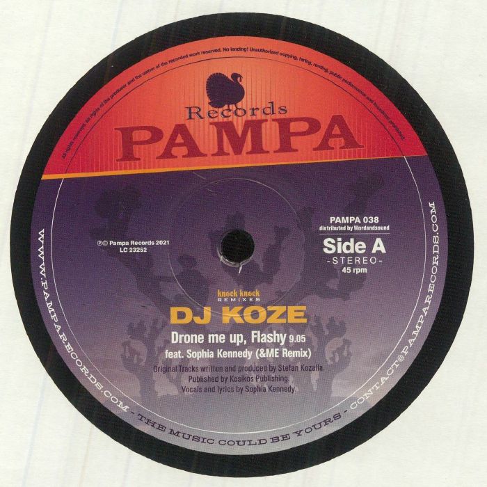 DJ Koze – Knock Knock Remixes (12", Pampa Records, 2022) Front Cover