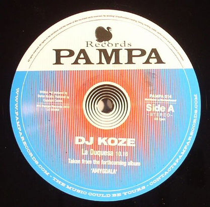 DJ Koze – La Duquesa / Burn With Me (12", Pampa Records, 2013) Front Cover