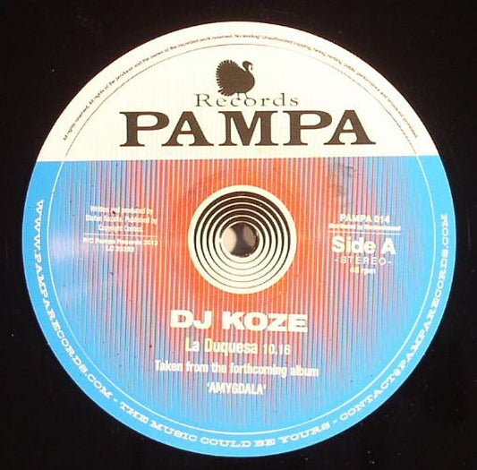 DJ Koze – La Duquesa / Burn With Me (12", Pampa Records, 2013) Front Cover