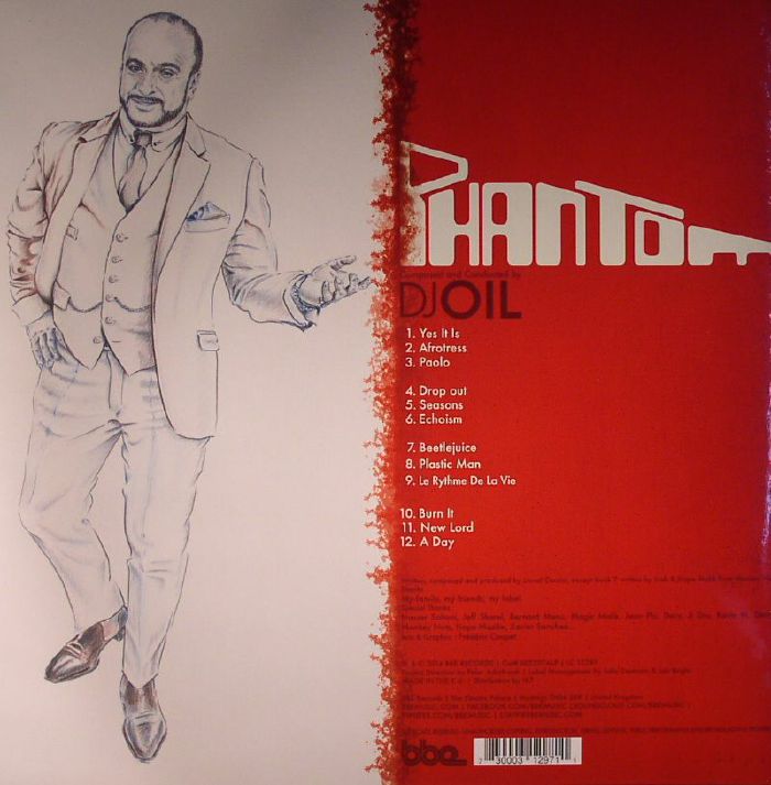 DJ Oil – Phantom (2x12", BBE, 2015) Back Cover