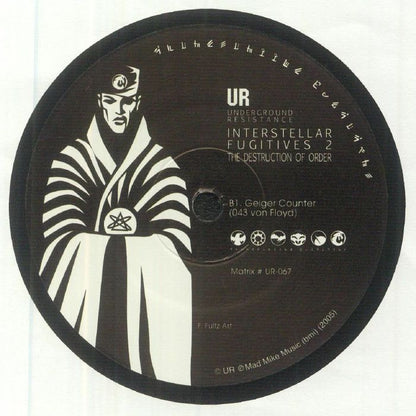 DJ S2 Von Floyd – Post Emancipation Psychosis / Geiger Counter (7", Underground Resistance, 2006) Back Cover