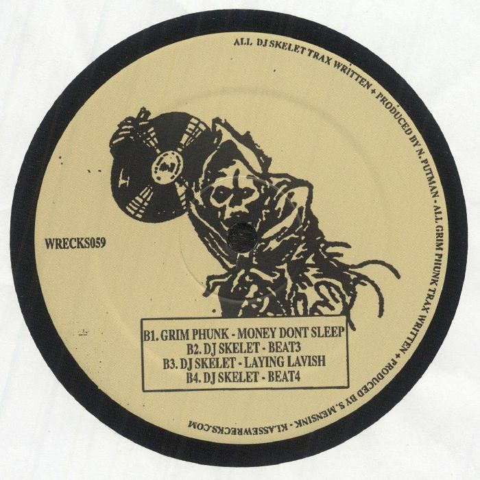 DJ Skelet + Grimphunk – Straight From Hell (12", Klasse Wrecks, 2026) Back Cover