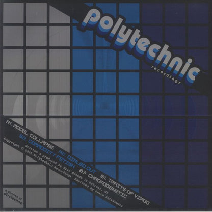 DJ Slush – Model Collapse EP (12", Polytechnic Recordings, 2025) back cover