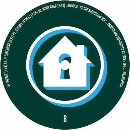 Dj Sneak – Bounce EP (12", Refuge, 2026) Back Cover