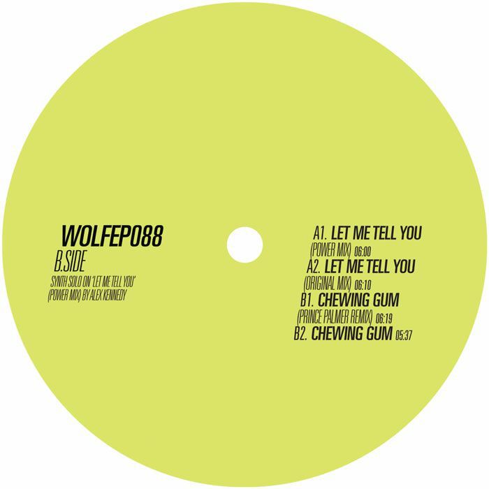 Dj Soch – Let Me Tell You EP (12", Wolf Music Recordings, 2026) Back Cover