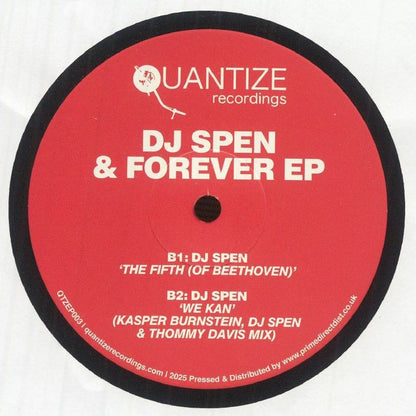 DJ Spen – & Forever EP (12", Quantize Recordings, 2025) Back Cover
