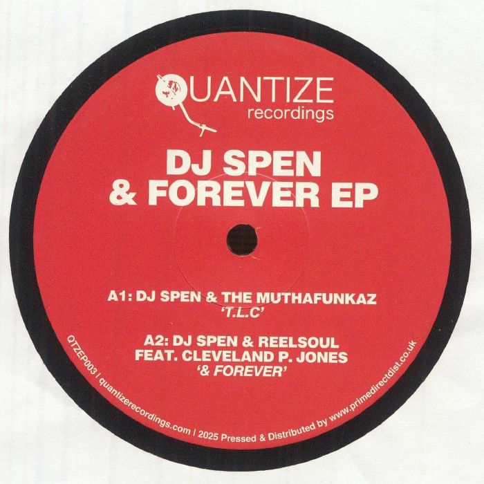 DJ Spen – & Forever EP (12", Quantize Recordings, 2025) Front Cover