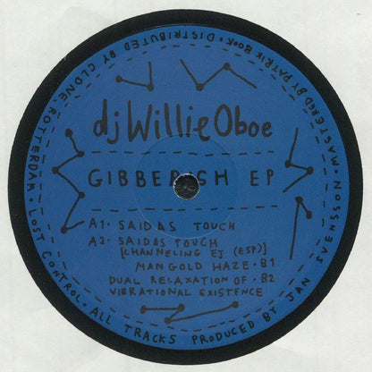 dj Willie Oboe – Gibberish EP (12", Lost Control 2097, 2021) Back Cover