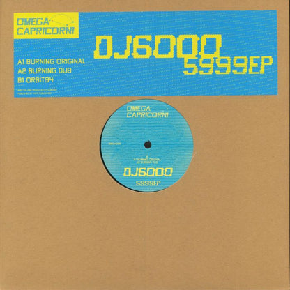 DJ6000 – 5999 EP (12", limited to 300 copies, Omega Capricorni, 2018) Front Cover