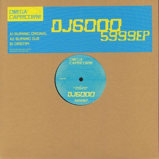 DJ6000 – 5999 EP (12", limited to 300 copies, Omega Capricorni, 2018) Front Cover