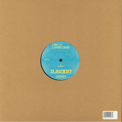 DJ6000 – 5999 EP (12", limited to 300 copies, Omega Capricorni, 2018) Back Cover