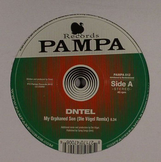 Dntel / Herbert – My Orphaned Son / It’s Only (12", Pampa Records, 2012) Front Cover