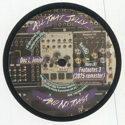 Doc L Junior – Footnotes 3 (2025 Remaster) (12", All That Jelly, 2026) Back Cover
