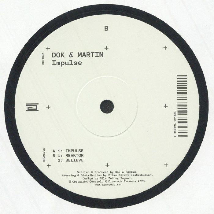 Dok & Martin – Impulse (12", DCLTD, 2025) Back Cover