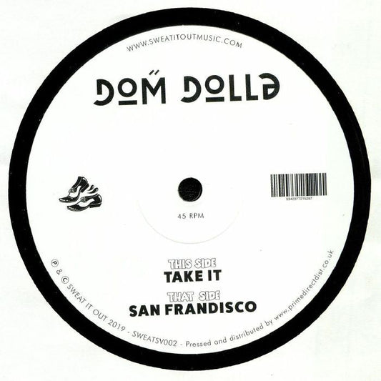 Dom Dolla – Take It (12", Sweat It Out!, 2025) front cover