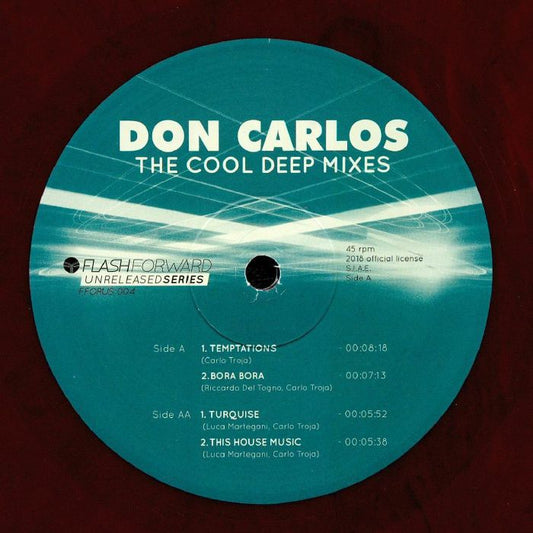 Don Carlos – The Cool Deep Mixes (12", Cerise, Flash Forward, 2018) Front Cover