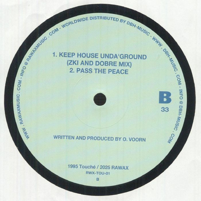 Dope Dog – Keep House Unda'Ground (12", Rawax, 2026) Back Cover