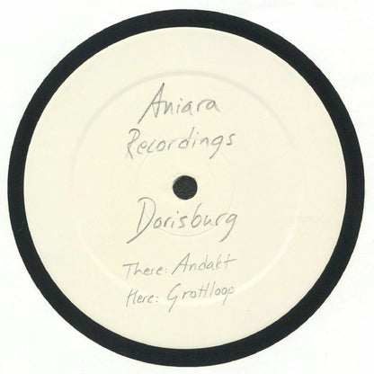 Dorisburg – Andakt (12", Aniara Recordings, 2024) Back Cover