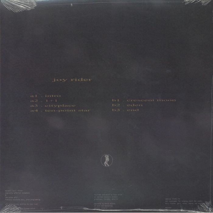 Down Town – Joy Rider (LP, Maximum Exposure Inc, 2026) Back Cover