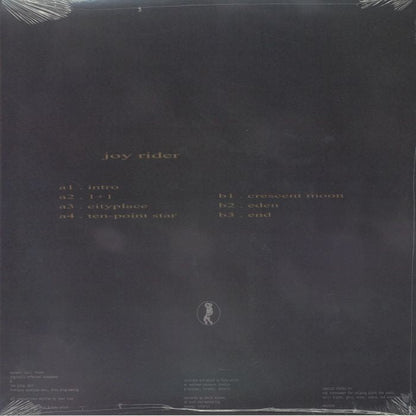 Down Town – Joy Rider (LP, Maximum Exposure Inc, 2026) Back Cover