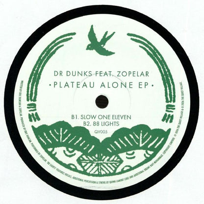 Dr Dunks feat Zopelar – Plateau Alone EP (12", Quiet Village, 2026) Back Cover