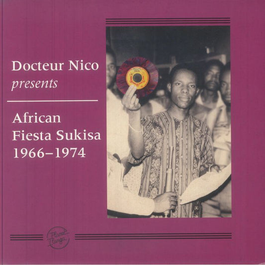 Dr. Nico & African Fiesta Sukisa – Docteur Nico Presents African Fiesta Sukisa 1966-1974 (3xLP, Planet Ilunga, 2025) front cover