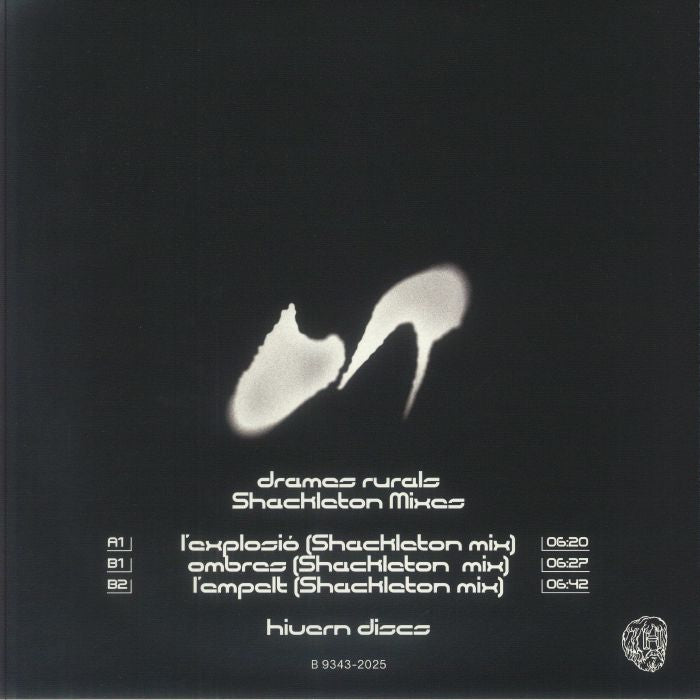drames rurals – drames rurals (Shackleton Mixes) (12", Hivern Discs, 2025) Back Cover