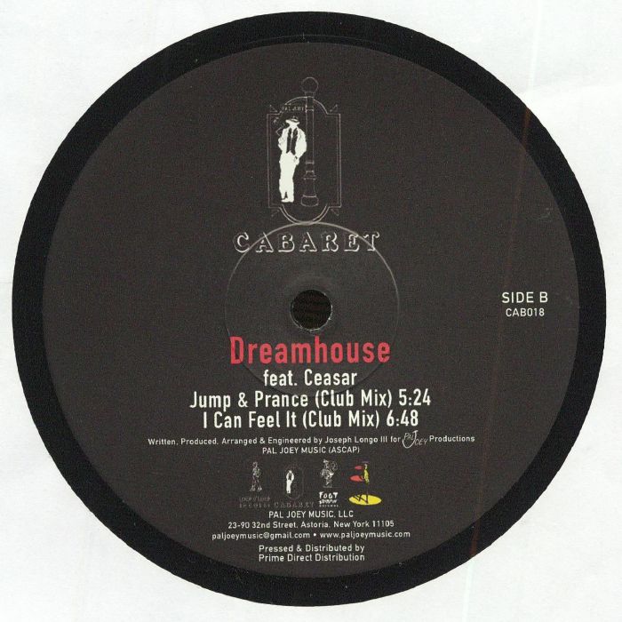 Dreamhouse Featuring Ceasar – Jump & Prance (12", Cabaret, 2026) Back Cover