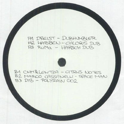 Dreist / Habben / Ruma / Ohm / Lentza / Marco Cassanelli / Dib – STARDUB 10VA (12", Star Dub, 2026) Back Cover