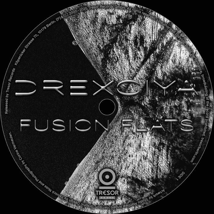 Drexciya – Fusion Flats (12", Tresor, 2025) front cover