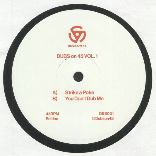 Dubs On 45 – Dubs On 45 Vol. 1 (12", Dubs On 45, 2023) Front Cover