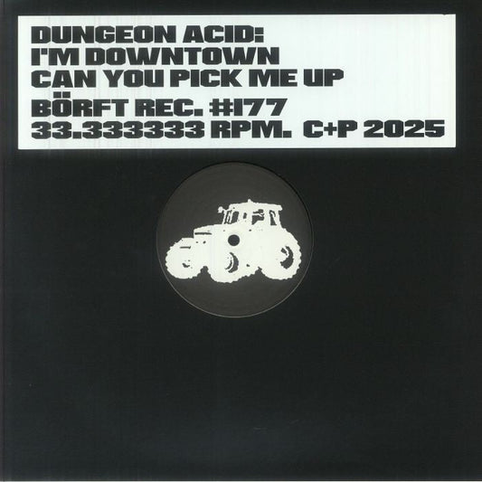 Dungeon Acid – I'M Downtown Can You Pick Me Up (12", Börft Records, 2025) Front Cover