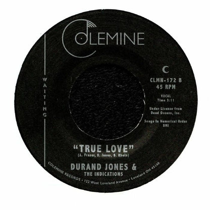 Durand Jones & The Indications – Don't You Know (7", Baby Blue, Colemine Records, 2019) Back Cover