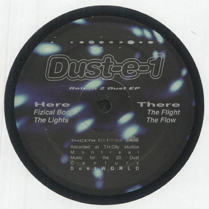 Dust-e-1 – Return 2 Dust EP (12", DustWORLD, 2026) Front Cover