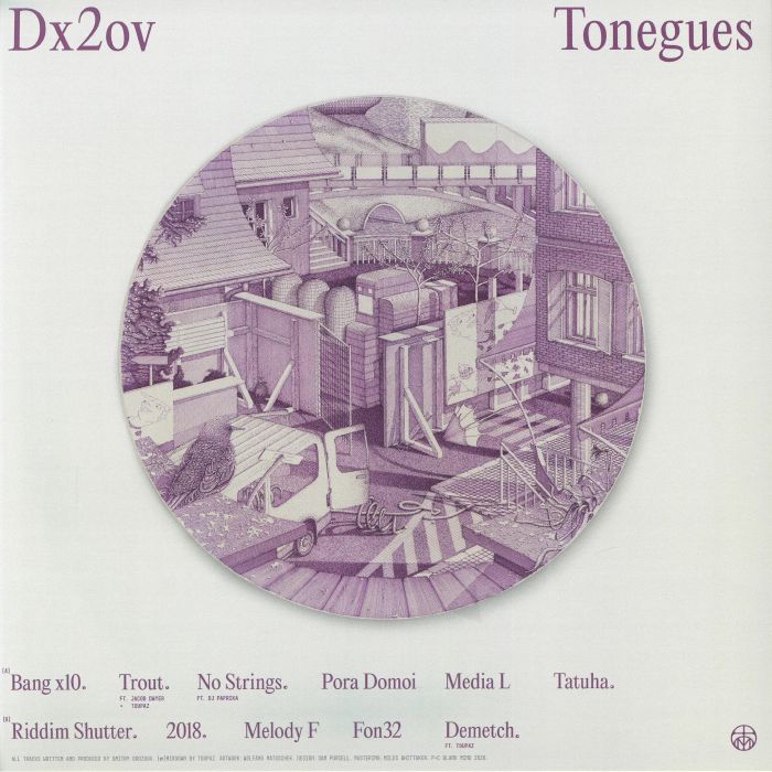 Dx2ov – Tonegues (11xLP, Blank Mind, 2026) Back Cover