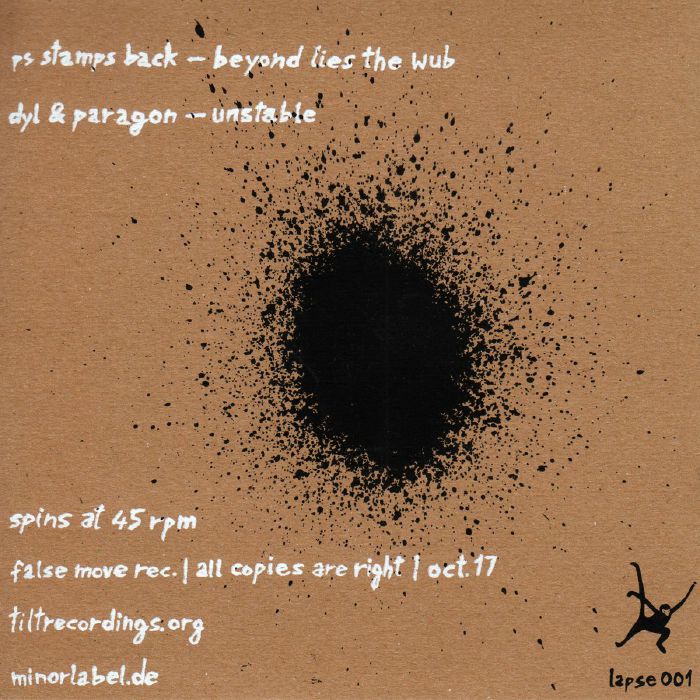 PS Stamps Back DYL Paragon – Beyond Lies The Wub / Unstable (7", False Move Rec., 2017) Back Cover