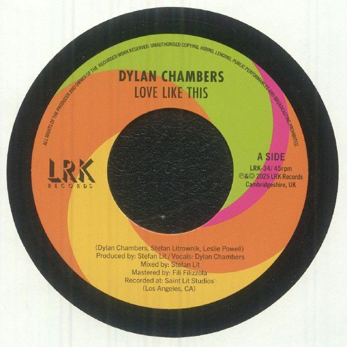 Dylan Chambers – Love Like This / Mercy (That's What I Need) (7", LRK Records, 2025) image 01