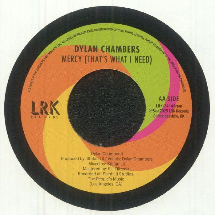 Dylan Chambers – Love Like This / Mercy (That's What I Need) (7", LRK Records, 2025) image 02