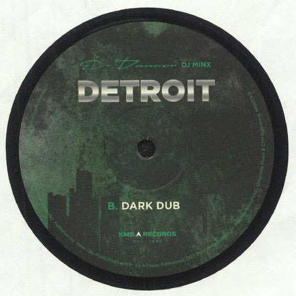 E-Dancer , DJ Minx – Detroit (12", KMS, 2025) back cover