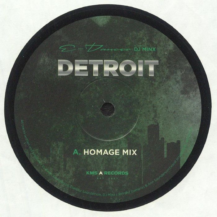 E-Dancer , DJ Minx – Detroit (12", KMS, 2025) front cover