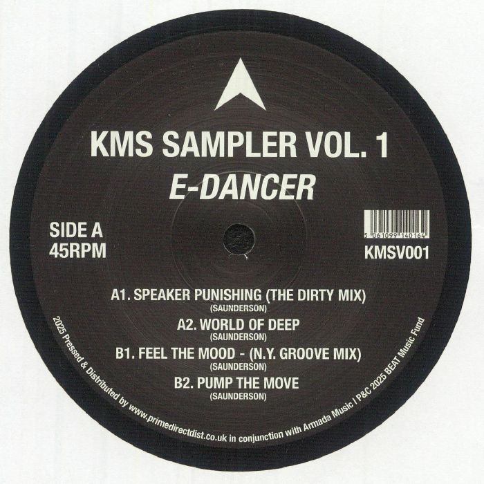 E-Dancer – KMS Sampler Vol. 1 (12", KMS, 2025) front cover