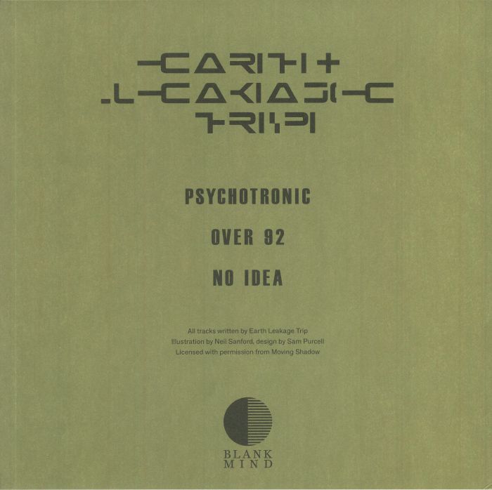 Earth Leakage Trip – Psychotronic (12", Blank Mind, 2022) Back Cover